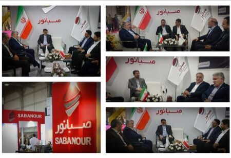 بازدید نمایندگان استان همدان در مجلس از غرفه صبانور در اولین نمایشگاه معدن کشور