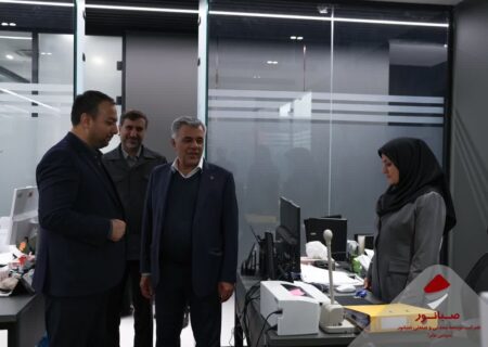 بازدید مدیرعامل صبانور از دفتر عمران گستر و تأکید بر همدلی و بهره‌گیری از ظرفیت نیروی انسانی