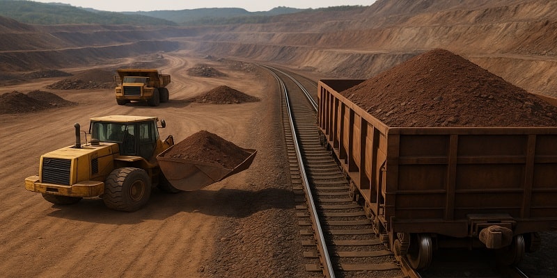 رشد ۵.۹ درصدی واردات سنگ‌آهن در چین